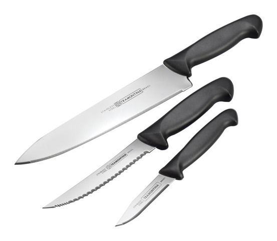Tramontina 80020-505 Stainless Steel Kitchen Knife Set  3 Piece