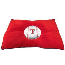 Pets First RAN-3188 20 x 30 in. Texas Rangers Pillow Bed for Pets