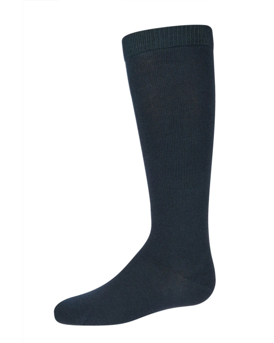 MeMoi MK-5056-37000-14 Unisex Basics Knee High Socks&#44; Dark Hunter Green - Size 14