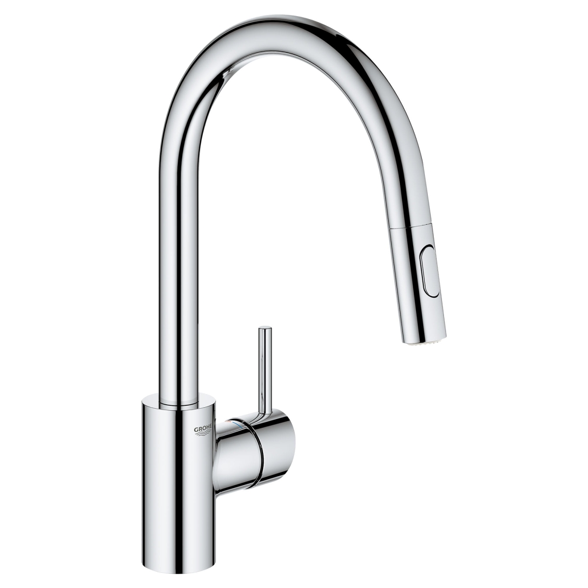 GROHE AMERICA, INC Grohe 32665003 1.75 GPM Concetto Single-Handle Pull-Down Dual Spray Kitchen Faucet, Chrome