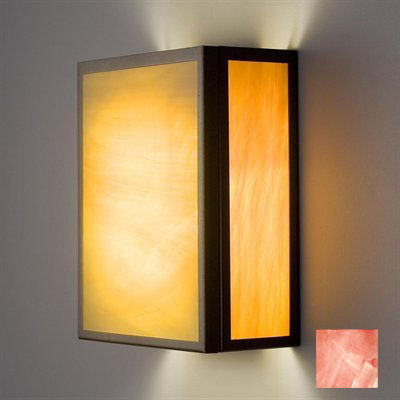 WPT Design FN3 - SV - BLS - F NThree Fluorescent  Wall Sconce - Silver-Blush