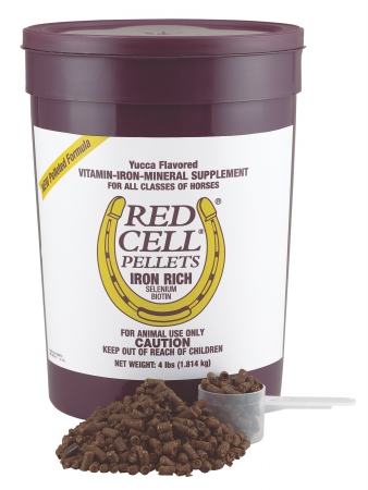 Farnam Products Leather CPR Horse Health - Red Cell Pellets 4 Pound - 100506701
