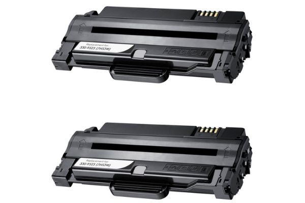 Hi-Value Brand HVB-330-9523 New Compatible Dell 330-9523 2MMJP Black Toner Cartridge for 1130 - 1130N - 1133 & 1135N - 2.5K Yield