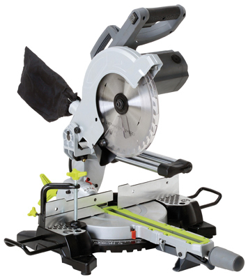 Frita 235550 10 in. 15A Motor 4500 RPM Master Mechanic Compact Sliding Miter Saw