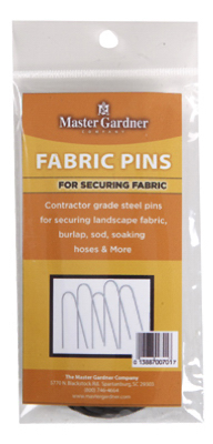 Master Gardner 701-SD Contractor Grade Steel Fabric Pin - 10 Pack