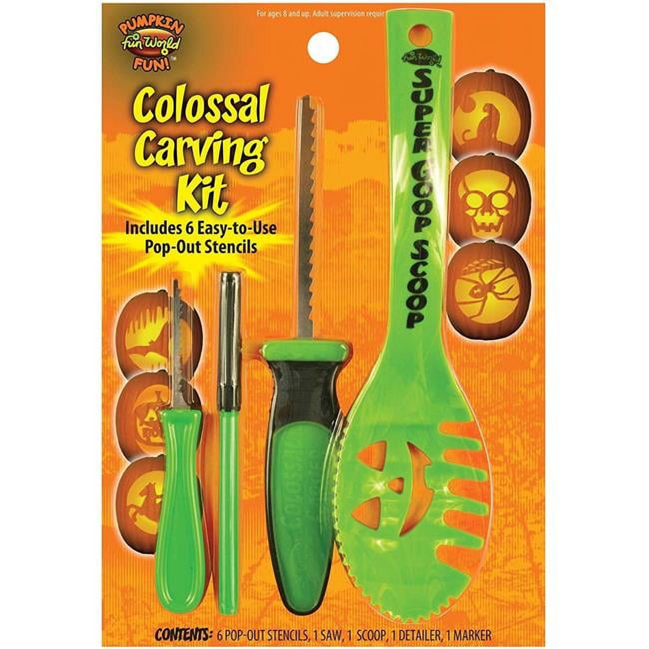 Pumpkin Pro 94689PDQ Colossal Pumpkin Carving Kit- pack of 12