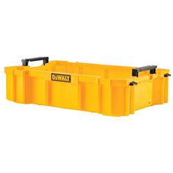 DeWalt 2018828 4.5 x 12.05 x 18.4 in. Deep Polypropylene Tool Tray with 1 Compartment&#44; Black & Yellow