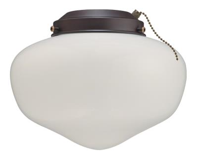 Westinghouse 7784600 LED Schoolhouse Ceiling Fan Light Kit, Damp Location