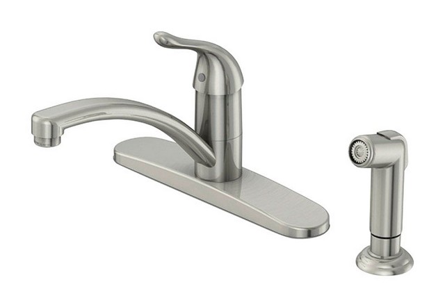 Oakbrook FS6A0087ND-ACA1 Pacifica Series Brushed Nickel Kitchen Faucet Matching Side Spray