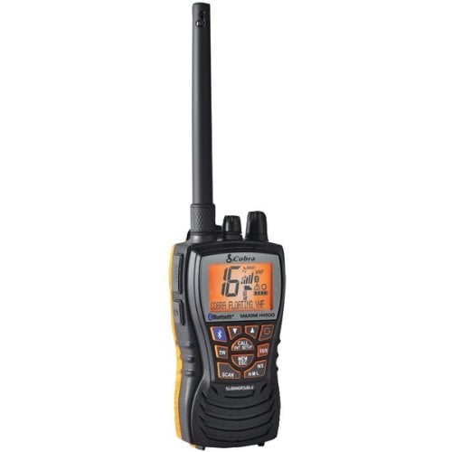 Cobra MR-HH500FLT BT Floating VHF Radio with Bluetooth Wireless Technology and Rewind-Say-Again