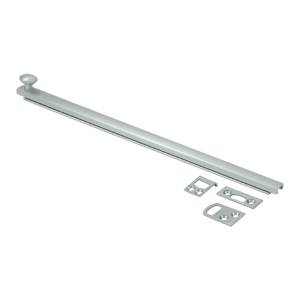 Deltana 12SBCS26D 12 in. Heavy Duty Surface Bolt with Concealed Screw- Satin Chrome - Solid