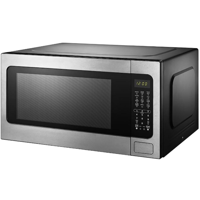 Black + Decker - 0.9 Cu. ft. Professional Countertop 900W Stainless Steel Microwave Oven