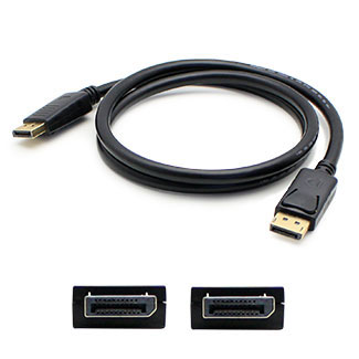 AddOn Computer DISPLAYPORT6F-5PK Displayport Male To Male Black Cable, 6 ft. - Pack Of 5