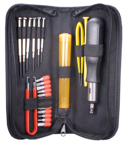 PinPoint 23 Piece Computer Maintenance Tool Kit with Precision Screwdrivers -