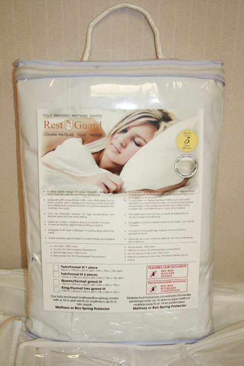 Austin-Taperly H14312 Rest-guard Bed Bug Mattress Cover - 12 in. Queen