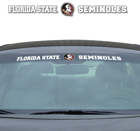 Team ProMark FANMATS NCAA Florida State Windshield Decal, One Size, One Color, 3.25" x 34" (61503)