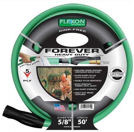 Flexon 5/8in x 50in Forever Plus Garden Hose