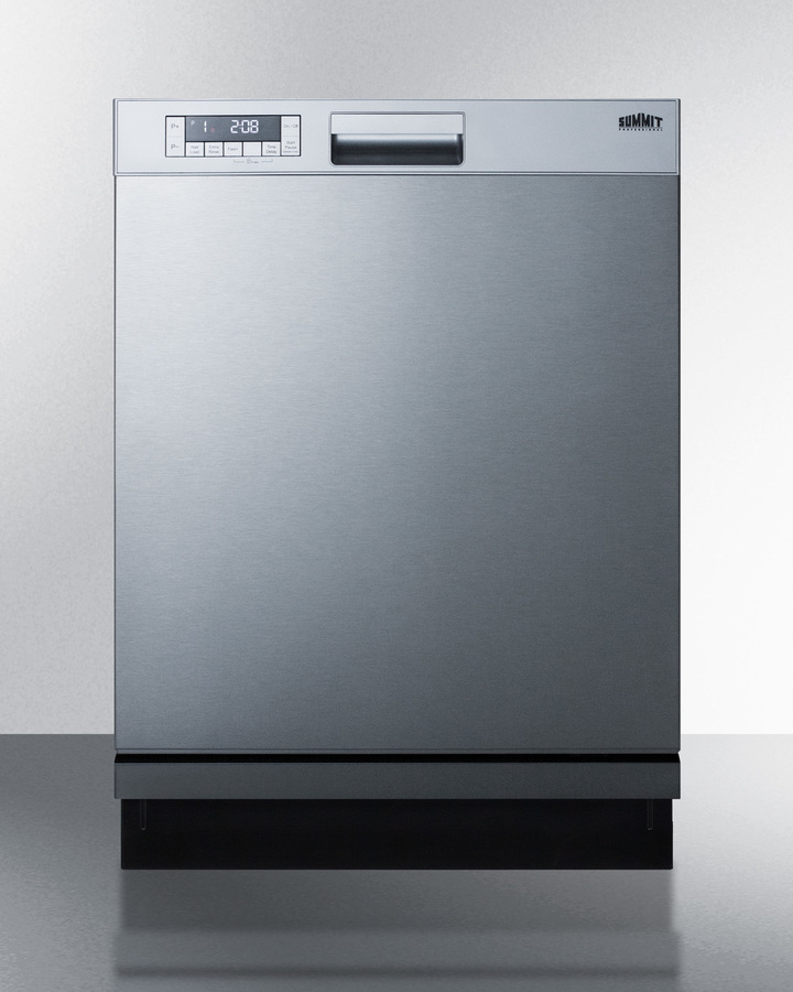 Summit Appliance DW2435SS 24 in. Wide Energy Star Certified Built-in European Dishwasher