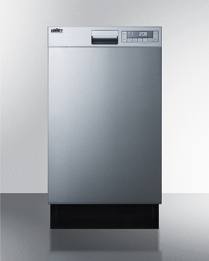 Summit Appliance DW18SS4 18 x 34.25 in. Wide Built-in Dishwasher, Stainless Steel