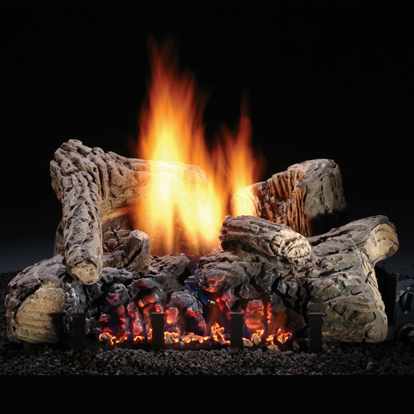 Integra Miltex Hargrove Manufacturing  22 Inch  Highland Glow Vent-free Log Set  LP  Variable Flame