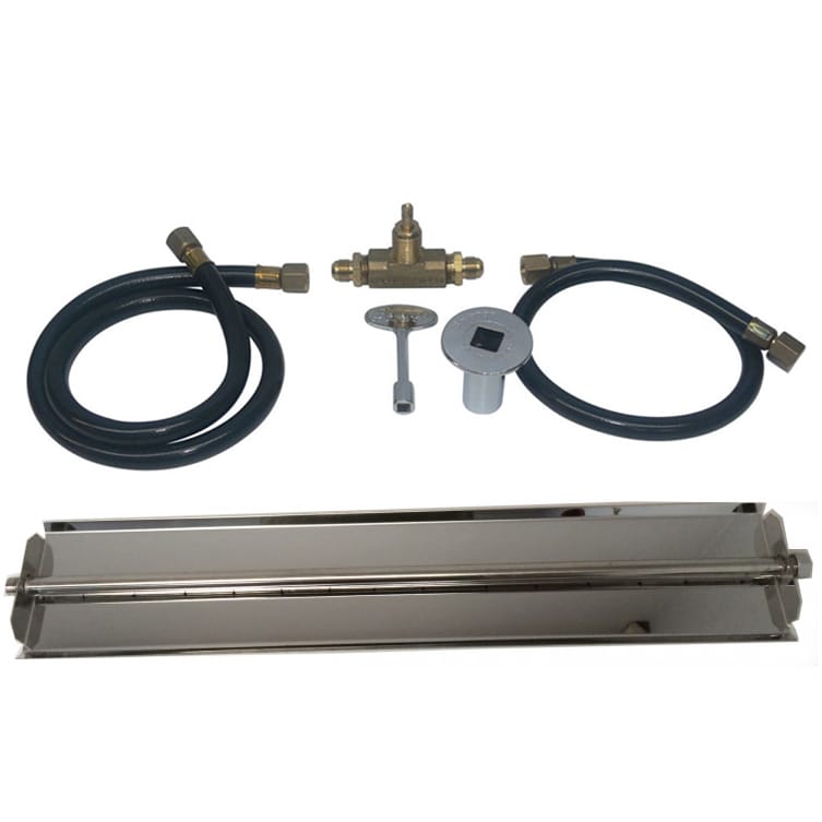 Tretco OB5SS-BK1-30-NG 30 in. Stainless Steel Linear Burner Pan Kit, Natural Gas