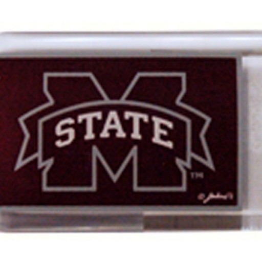 JENKINS24807 Lucite Logo Bottle Opener Keychain - Mississippi State Bulldogs