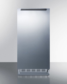 Summit BIM25H34IF 15 in. Wide Built-in Icemaker, No Drain Needed - Stainless Steel
