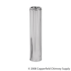 Chimney Selkirk Corporation SPR6L36P 6 Inch  x 36 Inch  Superpro Factory-Built  Length 304-alloy Inner And Outer Walls