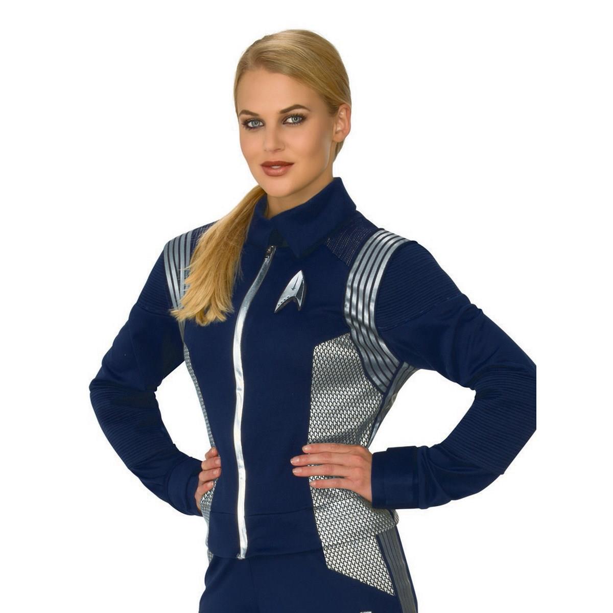 Rubie's Costume Co Rubies 279843 Star Trek Discovery Womens Silver Science Uniform&#44; Standard Size