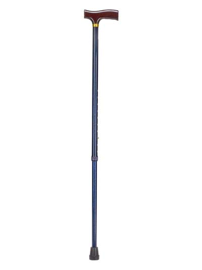 Mabis 502-1351-9913 Lightweight Adjustable Designer Cane - Derby Top - Blue Ice