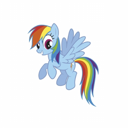 RoomMates RMK2532GM Rainbow Dash Peel and Stick Giant Wall Decals