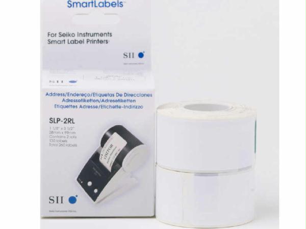 GVT, Inc. Seiko Instruments Usa  Inc. Slp-2Rl Seiko Smart Label Twin-Pack White Addres