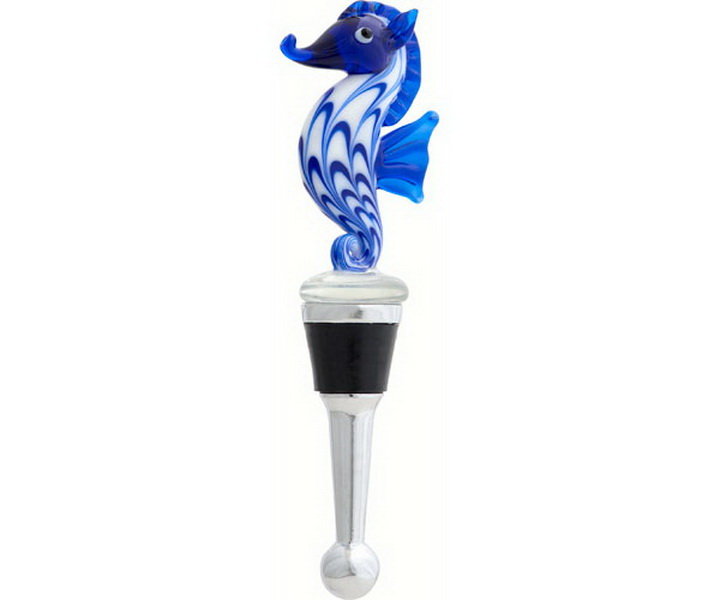 LS ARTS INC LS Arts BS-052 Bottle Stopper - Seahorse