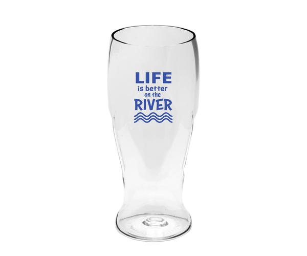 Zees Creations ED1003-CS7 Life is Better on the River EverDrinkware Beer Tumbler