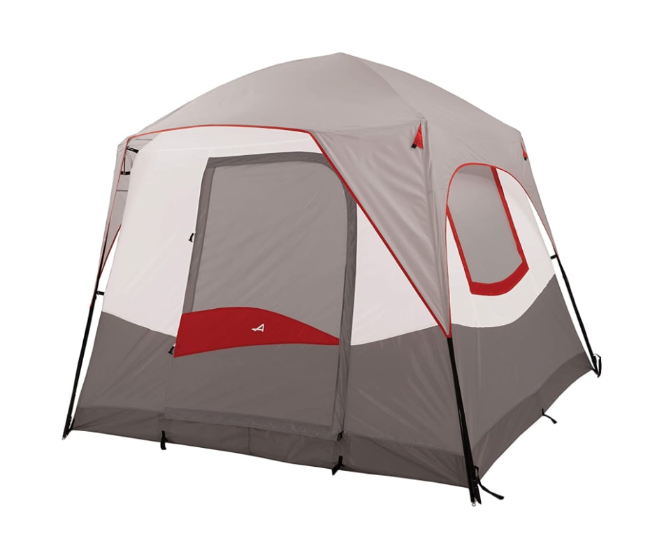 ALPS Mountaineering 495302 Camp Creek 6 Person Tent&#44; Gray & Red