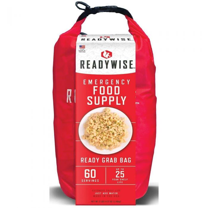 ReadyWise 695094 Emergency Food Supply Grab Bag&#44; 60 Servings