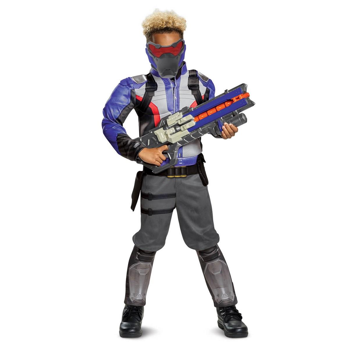 Dispguise Disguise 276113 Halloween Overwatch Soldier 76 Classic Muscle Teen Costume - Extra Large