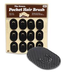 Beauty and beyond Round Pocket Hair Brush&#44; Black - Case of 600