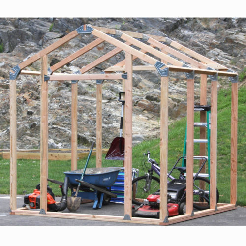 New CourtYard 8 x 7 ft. EZ Builder Peak Shed Framing Kit