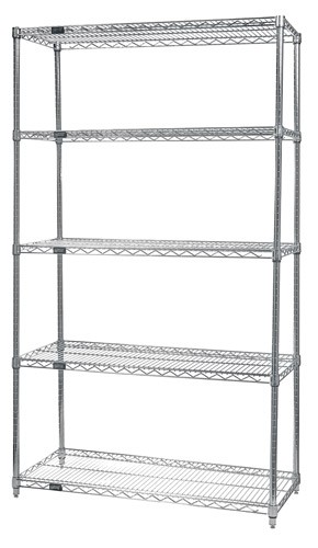 Kmart chrome store shelving unit