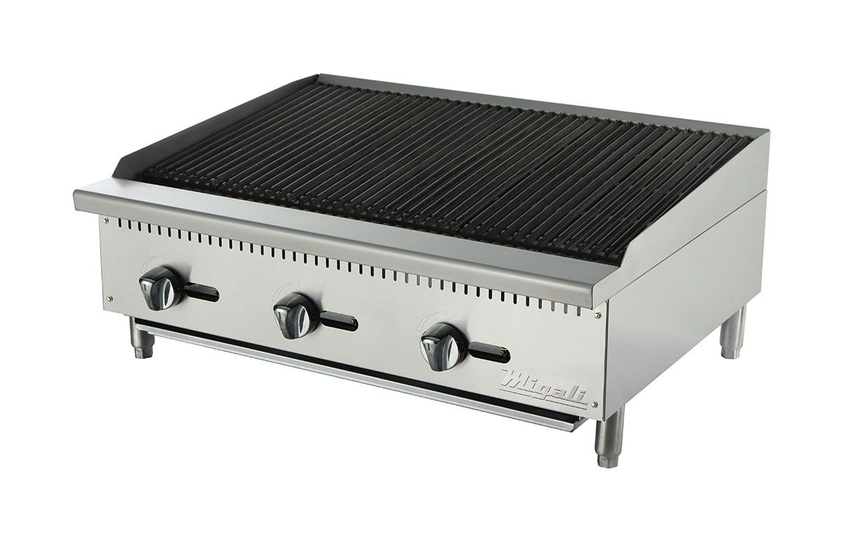 Migali C-RB36 36 in. Competitor Series Countertop Radiant Charbroiler, Stainless Steel