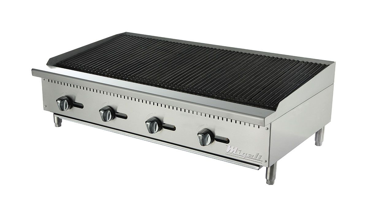 Migali C-RB48 48 in. Competitor Series Countertop Radiant Charbroiler, Stainless Steel