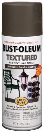 Zinsser Rustoleum 7226 830 12 Oz Bronze Stops Rust Textured Enamel Spray Paint