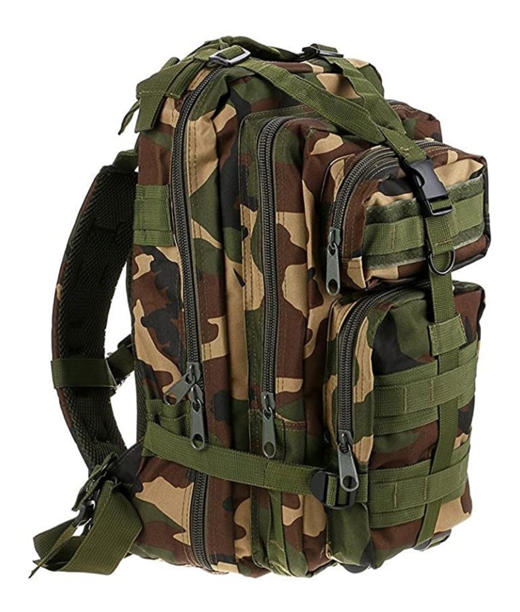 JupiterGear JG-TACTBP01-25L-CAMO 25L Tactical Military Molle Backpack - Camo