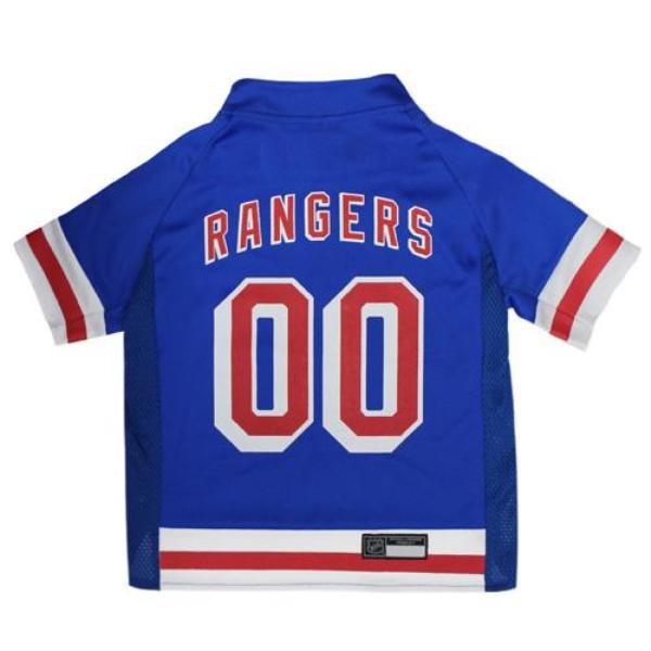 Pets First NYR-4006-XL New York Rangers Pet Hockey Jersey, Extra Large