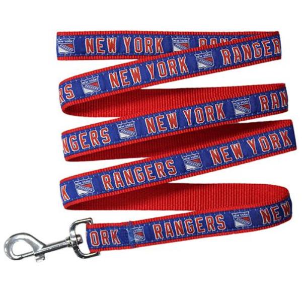 Pets First NYR-3031-MD New York Rangers Dog Leash, Medium