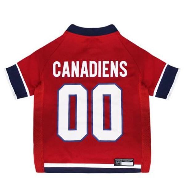Pets First CAN-4006-SM Montreal Canadiens Pet Hockey Jersey, Small