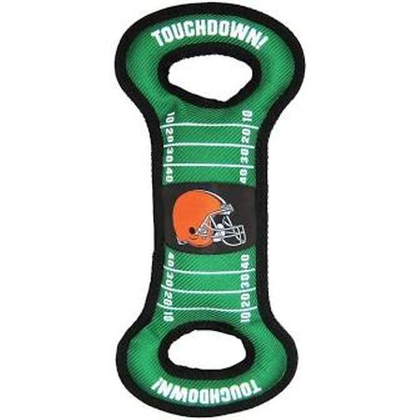 Pets First CLE-3030 Cleveland Browns Field Tug Pet Toy