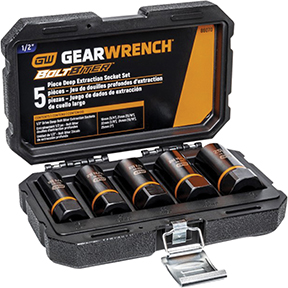 GearWrench KDT-86070 0.5 in. Drive Bolt Biter Deep Extraction Socket Set - 5 Piece