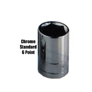 K Tool International KTI28115 Socket 15mm 0.5 Inch Drive Standard 6 Point